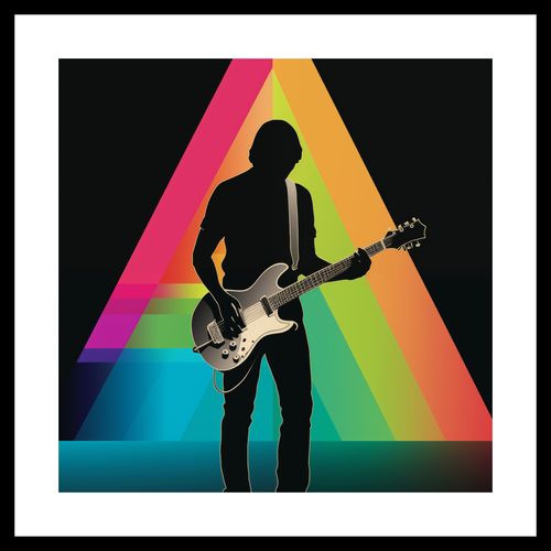 Plakat 30x30cm Pryzmat przez Gitarę na Arena.pl