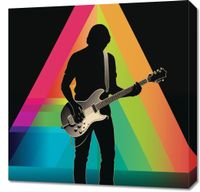 Obraz 60x60cm Pryzmat przez Gitarę