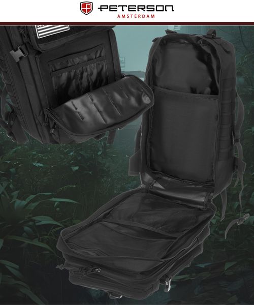 plecak ptn bl096-8090 black zdjęcie 5