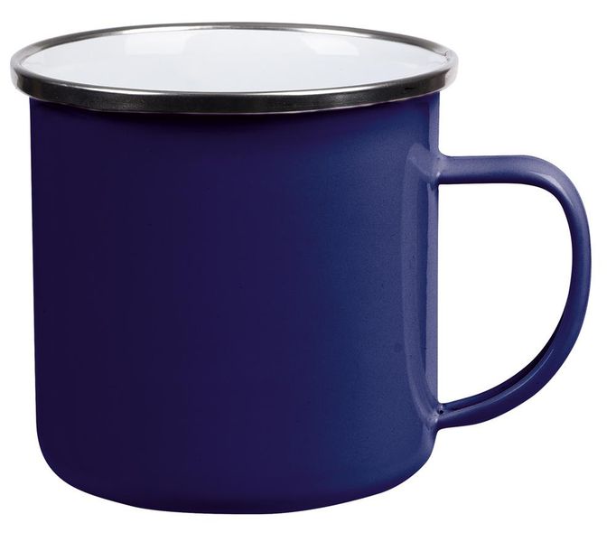 Emaliowany kubek VINTAGE CUP, niebieski zdjęcie 1