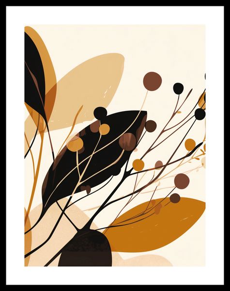 Plakat 60x80cm Jesienne Sylwety zdjęcie 3