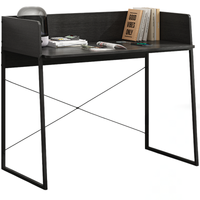 BIURKO KOMPUTEROWE CZARNE POD LAPTOP STOLIK NOWOCZESNE 100 CM