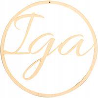 Koło Obręcz z Imieniem na Ślub Wesele Urodziny Komunię Chrzest Łapacz Snów