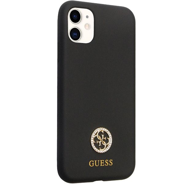 Etui Guess do iPhone 11, iPhone XS, Czarny zdjęcie 4