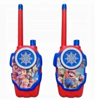ZESTAW 2x KRÓTKOFALÓWKI WALKIE TALKIE ŁOKI TOKI MARIO WARIO LUIGI LUIDŻI