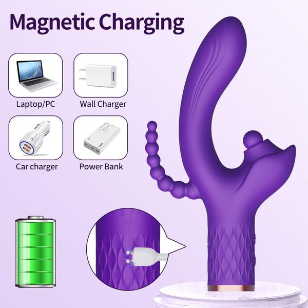 Wibrator - Patty, 7 Vibration Functions, 7 Ball Tapping, Usb zdjęcie 7