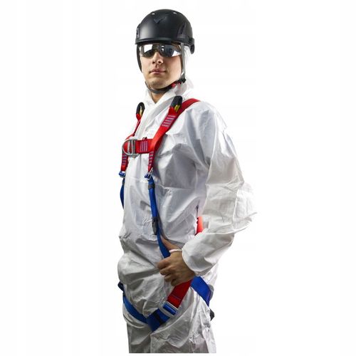 Szelki bezpieczeństwa BHP z AMORTYZATOREM Y - zestaw BASIC + 03 OXYLINE na Arena.pl