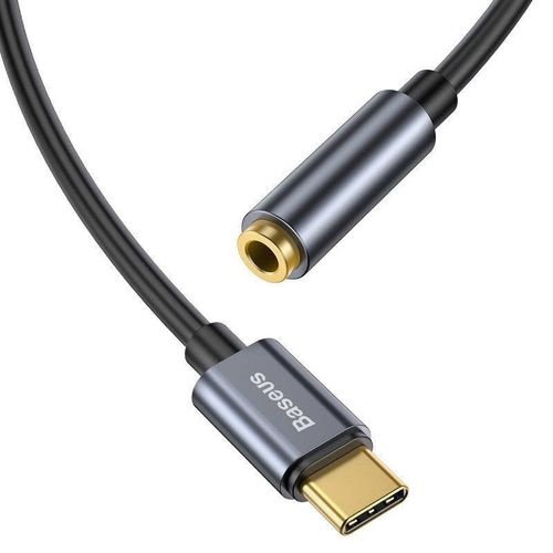 adapter audio baseus l54 usb-c + mini jack 3,5mm (szary) na Arena.pl