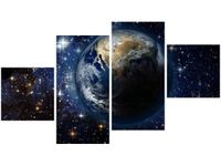 90CM 160 OBRAZ 4 ELEM WŚRÓD GWIAZD ŚCIENNY