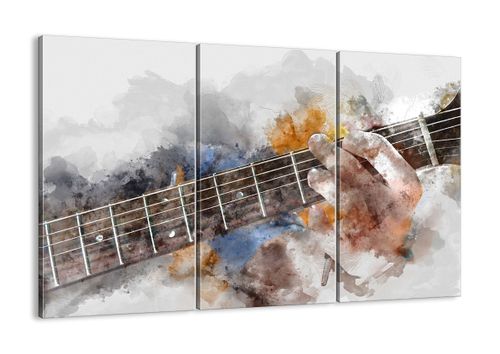 Obraz Na Płótnie - Muzyka Gitara Artysta - 105X70 Cm - Ce105X70-3448 na Arena.pl