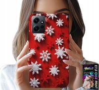 ETUI DO XIAOMI NOTE 12 4G - PŁATKI ŚNIEGU, ŚNIEG, GWIAZDKI, ŚWIĘTA