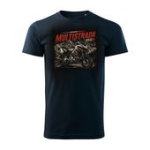 Koszulka na motor motocyklowa Ducati Multistrada 950 S męska granatowa REGULAR XXL