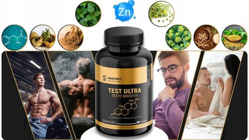 TESTOSTERON Tabletki BOOSTER TESTOSTERONU Pożądanie Libido | INSPORT na Arena.pl