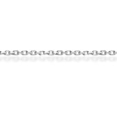 łańcuszek z białego złota próby 585 długość 42cm
