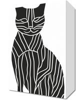 Obraz 20x30cm Zebra w Kocim Ciele