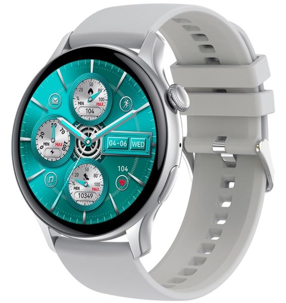 smartwatch damski rubicon rncf10 silver/grey smarub238 zdjęcie 1