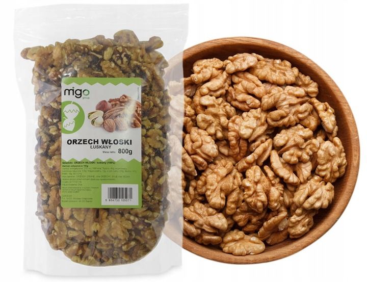 ORZECHY WŁOSKIE Łuskane 0,8 kg Naturalne zdjęcie 1