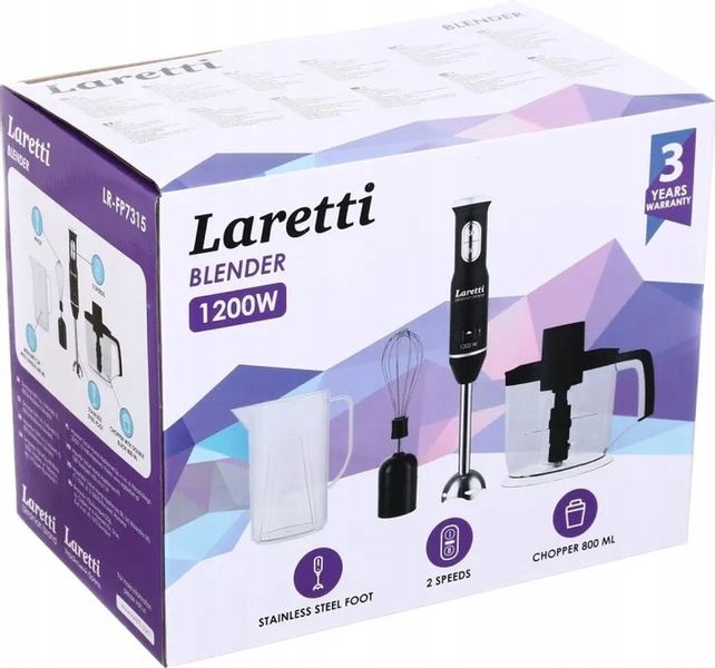 Blender ręczny LARETTI LR-FP7315 zdjęcie 7