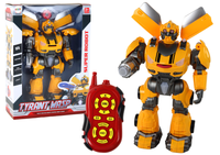 ND24_17372 Duzy Robot Zdalnie Sterowany R/C Zolty