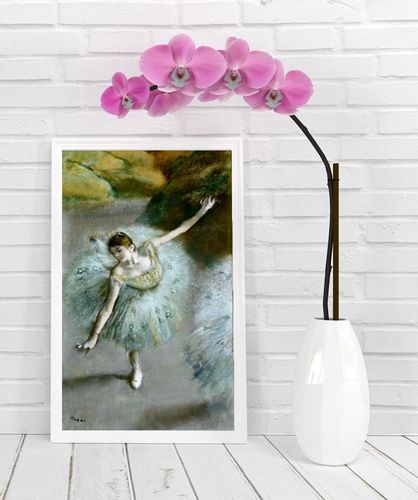 Dancer in Green, Edgar Degas - plakat 42x59,4 cm na Arena.pl