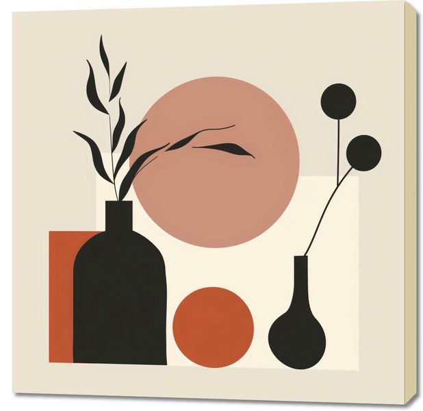 Obraz 90x90cm Stół Roślin zdjęcie 1