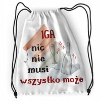 Plecak Dla Igi Sportowy Szkolny Worek Torba Z Nadrukiem Ze Zdjęciem