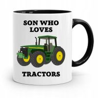 Kubek Czarny Prezent Dla Syna Son Who Loves Z Nadrukiem Ze Zdjęciem