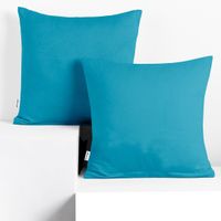 Poszewka 50x50 niebieski 2 szt. AMBER DecoKing  jersey