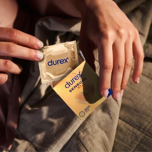 Prezerwatywy DUREX SENSUAL XL super cienkie powiększone duże większe na Arena.pl