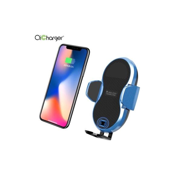 TECHLY UCHWYT DO SMARTPHONA Z ŁADOWARKĄ BEZPRZEWODOWĄ QI zdjęcie 1