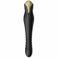 zalo king obsidian black - zaawansowana maszyna intymna powerthrust