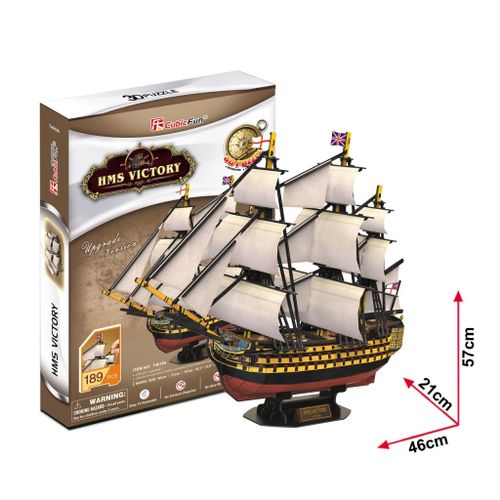 PUZZLE 3D HMS VICTORY 189el CUBICFUN na Arena.pl
