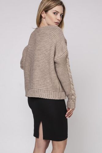 Sweter Kardigan Model SWE150 Mocca - MKM  S/M na Arena.pl