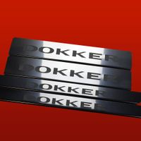 Listwa progowa DACIA DOKKER Stal nierdzewna 304 połysk 4szt