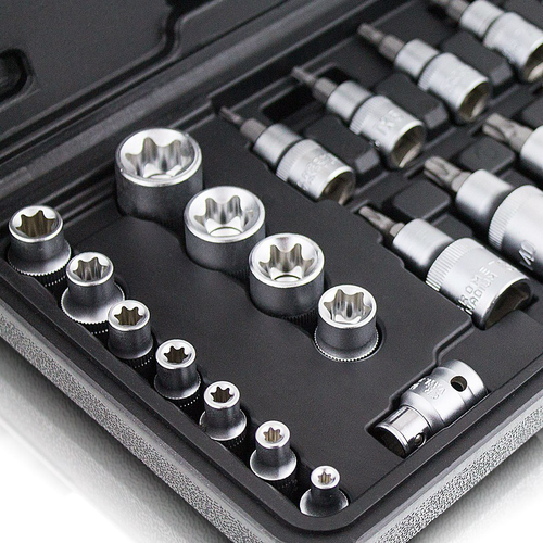 KLUCZE NASADOWE TORX 30 SZTUK na Arena.pl