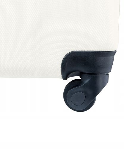 Walizka Kabinowa Podróżna Na Kółkach Twarda Mała PUCCINI Biała ABS03C 0 na Arena.pl