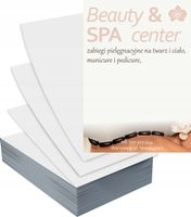 Ulotki A5 1000szt reklamowe firmowe BEAUTY&SPA gotowe projekty w cenie