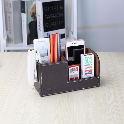 Organizer Na Biurko Ze Skóry Czarny na Arena.pl