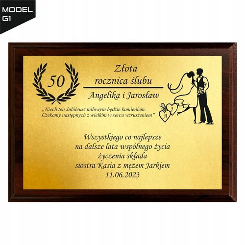 Magiczny Spersonalizowany Upominek Prezent Gift na Rocznicę Ślubu 1-50 lat na Arena.pl