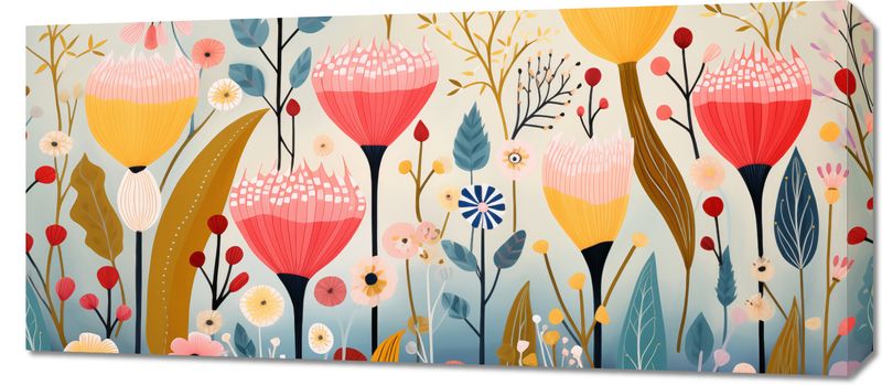 Obraz 90x40cm Ogród Marzeń zdjęcie 1