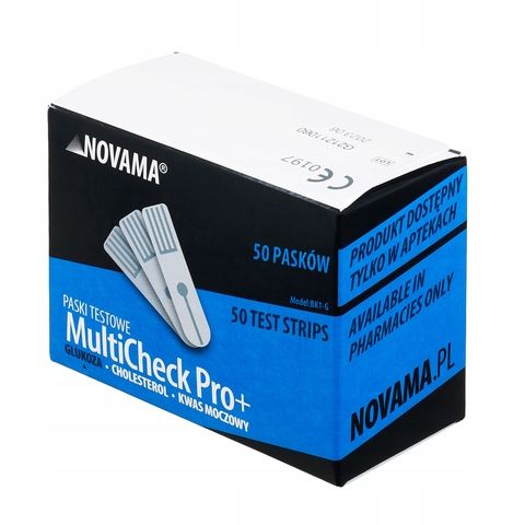 Paski testowe do glukozy Novama Multicheck Pro+ 50 sztuk na Arena.pl