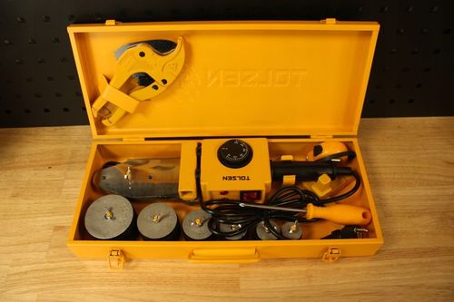 Zgrzewarka do rur 20-25-32-40-50-63mm / 700W-1500W / ZESTAW WALIZKOWY na Arena.pl