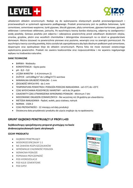 Folia w płynie 12kg Hydroizolacja na Zewnątrz Zestaw Taśma 10m Mankiet zdjęcie 12