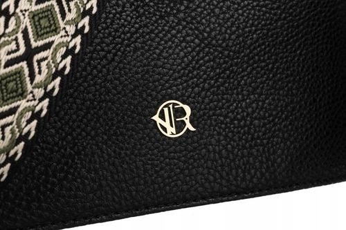 listonoszka damska ze skóry ekologicznej z dodatkową portmonetką - rovicky na Arena.pl