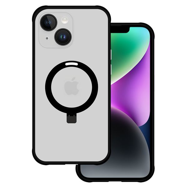 Tel Protect Magical Magsafe Stand Case do Iphone 14 Plus czarny zdjęcie 1