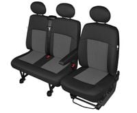 Welurowe pokrowce 3 osoby Fiat Scudo 1994-2007