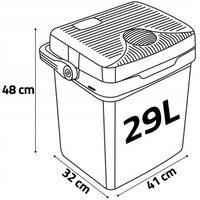 LODÓWKA TURYSTYCZNA SAMOCHODOWA 12V/230V USB 29L funkcja grzania