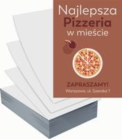 Ulotki A5 reklamowe firmowe 1000szt dużo wzorów do wyboru PIZZERIA