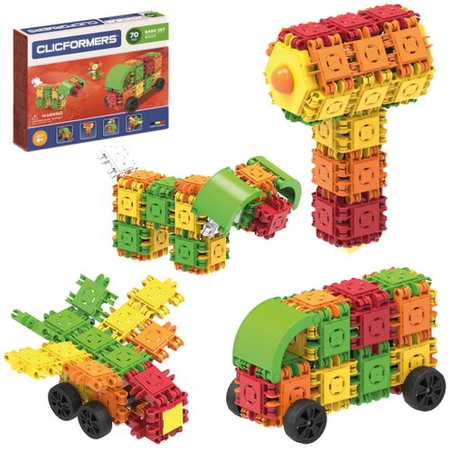 KLOCKI DLA DZIECI CLICS CLICFORMERS 70 ELEMENTÓW na Arena.pl