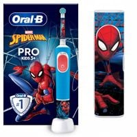 Szczoteczka elektryczna dla dzieci Oral-B Pro Kids Spiderman +etui 3+